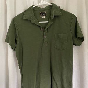 Diesel green polo mens